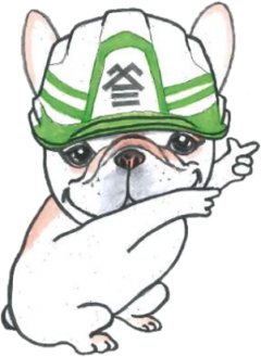 犬のイラスト左